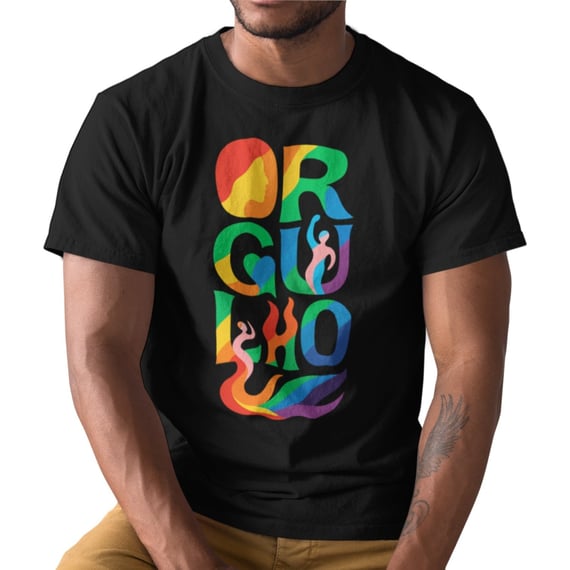 Camiseta Orgulho LGBTQIAPN+ Diversidade Algodão