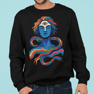 Moletom Psyche Terceiro Olho Especial Diversidade LGBTQIAPN+ Algodão