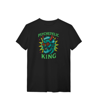 Nome do produto Camiseta Psychedelic King Psicodélica Algodão