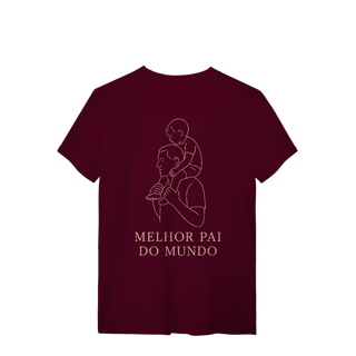 Nome do produto Camiseta Melhor Pai do Mundo Dia dos Pais Algodão