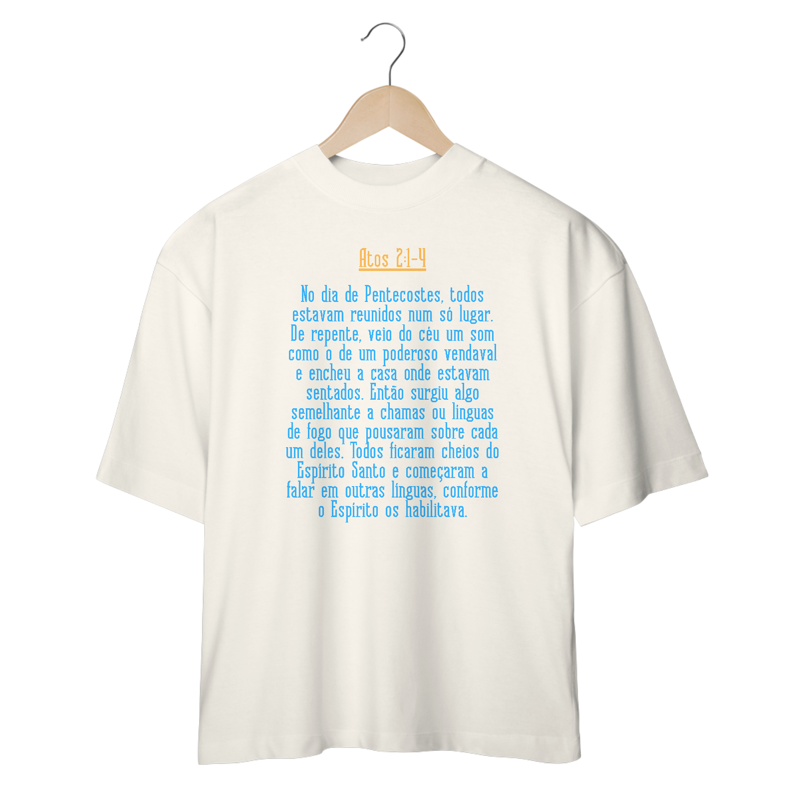 Atos 2:1-4 - Oversized