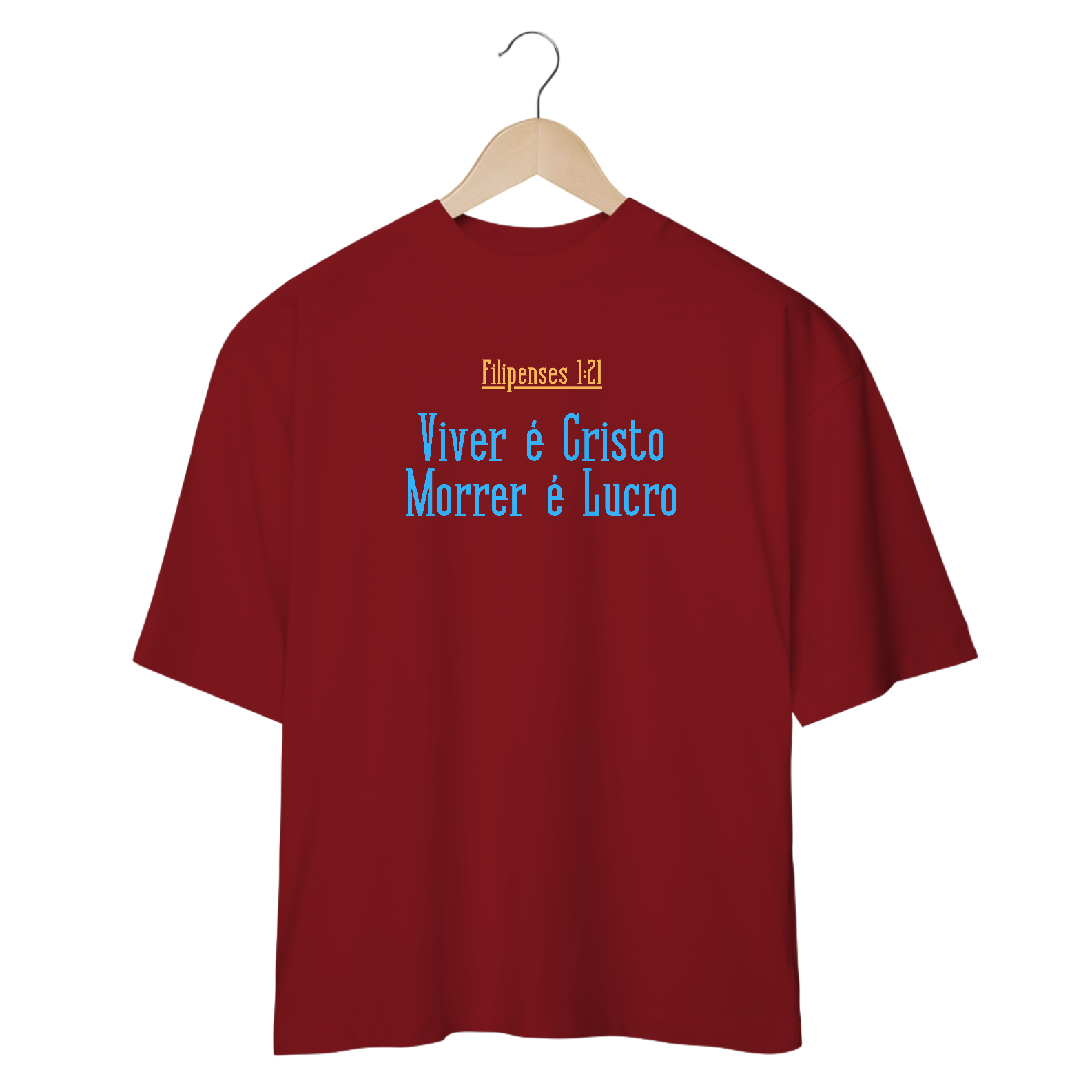 Viver é Cristo Morrer é lucro - Oversized
