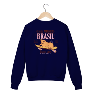 Nome do produtoBlusa de Moletom Unisex - Cachorro Caramelo 