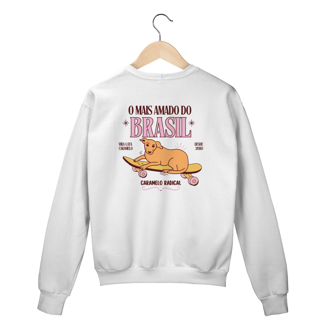 Nome do produtoBlusa de Moletom Unisex - Cachorro Caramelo 