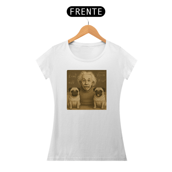 T-Shirt Pug Einstein