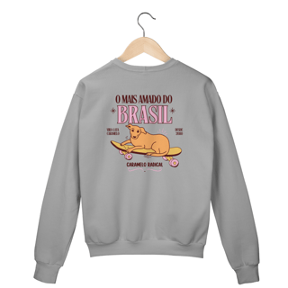 Nome do produtoBlusa de Moletom Unisex - Cachorro Caramelo 