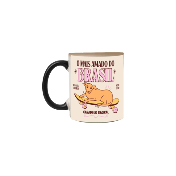 Caneca Mágica Cachorro Caramelo 