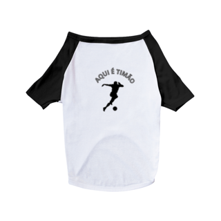 Roupa para Cachorro Aqui é Timão 