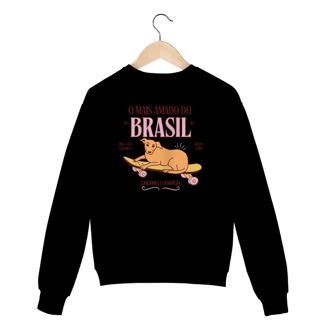 Nome do produtoBlusa de Moletom Unisex - Cachorro Caramelo 
