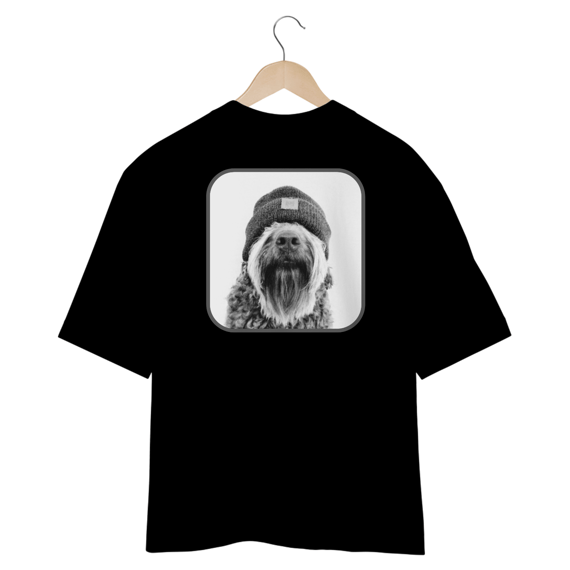 Camiseta Oversize Cão Barbudo 