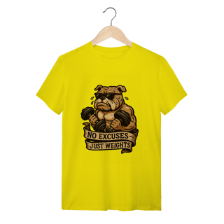Nome do produto Camiseta Sem Desculpas, Só Peso