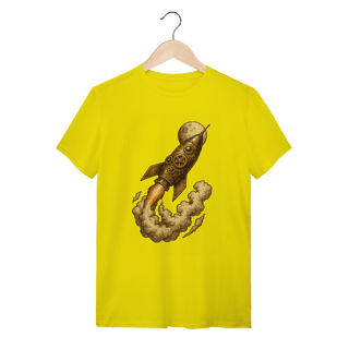 Nome do produto Camiseta Foguete Lunar Retrô