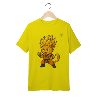 Nome do produto Camiseta Infantil Cat Saiyan Power (Tam. 10 a 14)