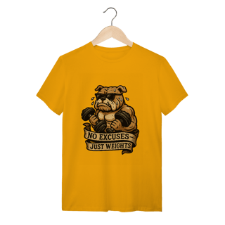 Nome do produto Camiseta Sem Desculpas, Só Peso
