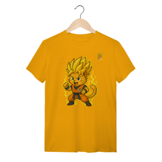 Nome do produto Camiseta Cat Saiyan Power