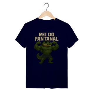 Nome do produto Camiseta Rei do Pantanal – Jacaré Bombado