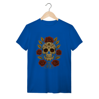 Nome do produto Camiseta Caveira das Rosas