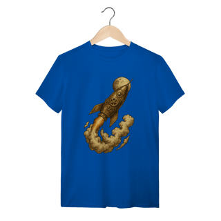 Nome do produto Camiseta Foguete Lunar Retrô