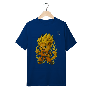 Nome do produto Camiseta Infantil Cat Saiyan Power (Tam. 10 a 14)