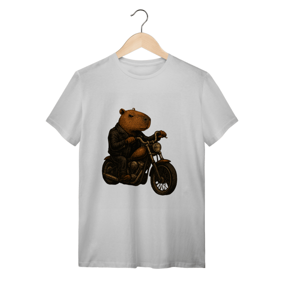 Camiseta Capibiker - Espírito Selvagem