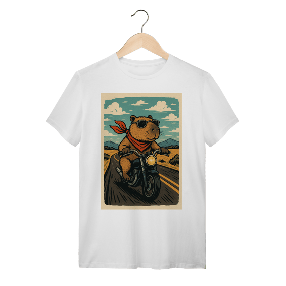 Camiseta Capivara da Estrada