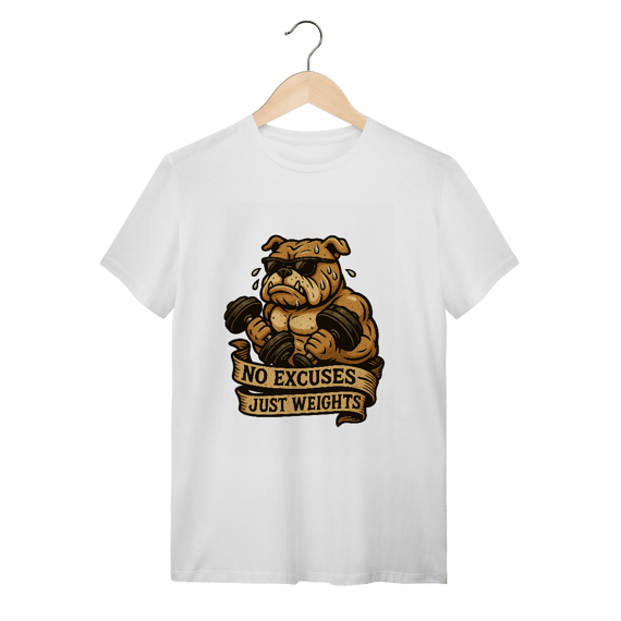 Camiseta Sem Desculpas, Só Peso