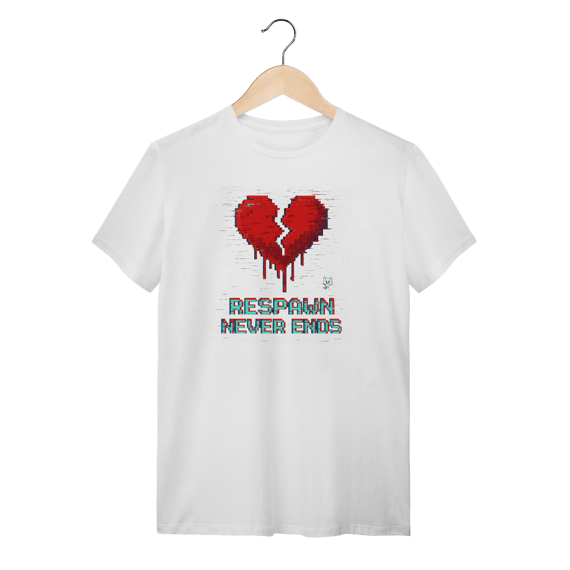 Camiseta Game Over? Nunca