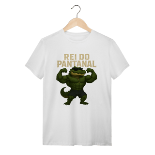 Nome do produto Camiseta Rei do Pantanal – Jacaré Bombado