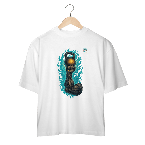 Camiseta Oversized Força Mecânica