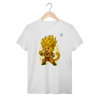 Camiseta Cat Saiyan Power
