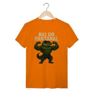 Nome do produto Camiseta Rei do Pantanal – Jacaré Bombado