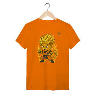 Nome do produto Camiseta Cat Saiyan Power