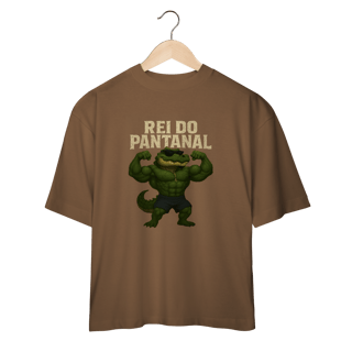Nome do produto Camiseta Oversized Rei do Pantanal – Estilo e Força no Volume Máximo