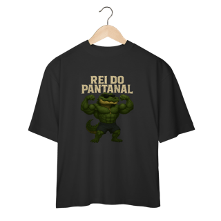 Nome do produto Camiseta Oversized Rei do Pantanal – Estilo e Força no Volume Máximo