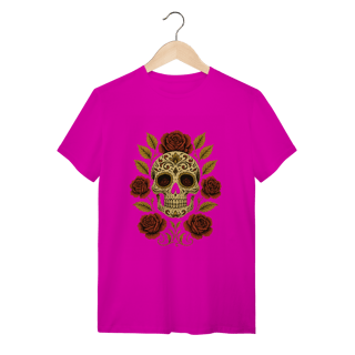 Nome do produto Camiseta Caveira das Rosas