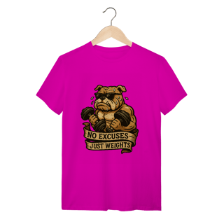 Nome do produto Camiseta Sem Desculpas, Só Peso