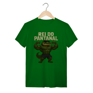 Nome do produto Camiseta Rei do Pantanal – Jacaré Bombado