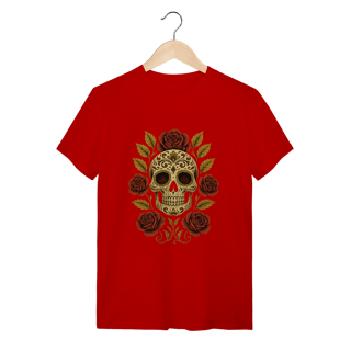 Nome do produto Camiseta Caveira das Rosas
