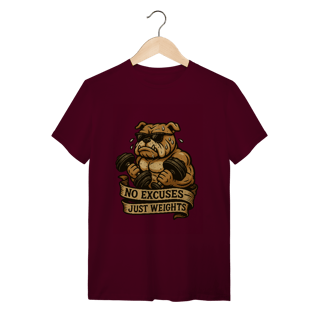 Nome do produto Camiseta Sem Desculpas, Só Peso