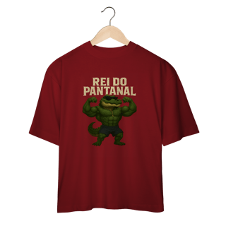 Nome do produto Camiseta Oversized Rei do Pantanal – Estilo e Força no Volume Máximo