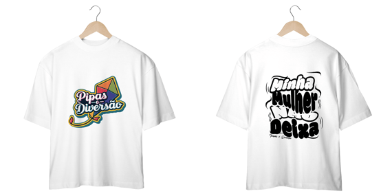 Camisa Oversized(Minha Mulher Não Deixa)