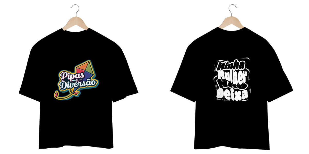 Nome do produto: Camisa Oversized(Minha Mulher Não Deixa)