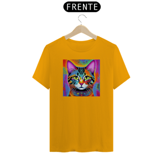 Nome do produto Camiseta Gato Psicodélico