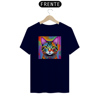 Nome do produto Camiseta Gato Psicodélico