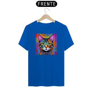 Nome do produto Camiseta Gato Psicodélico