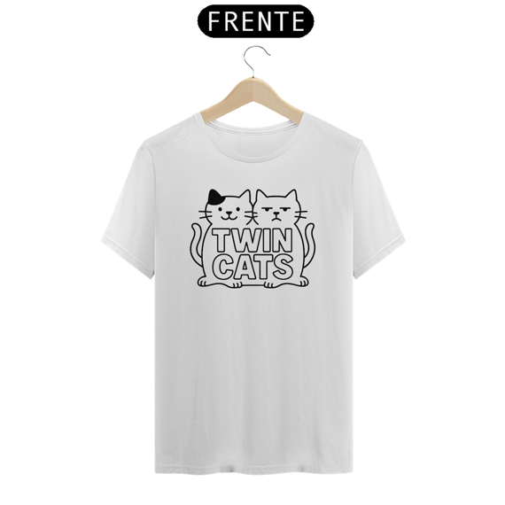 Camiseta Twin Cats Logo Grande