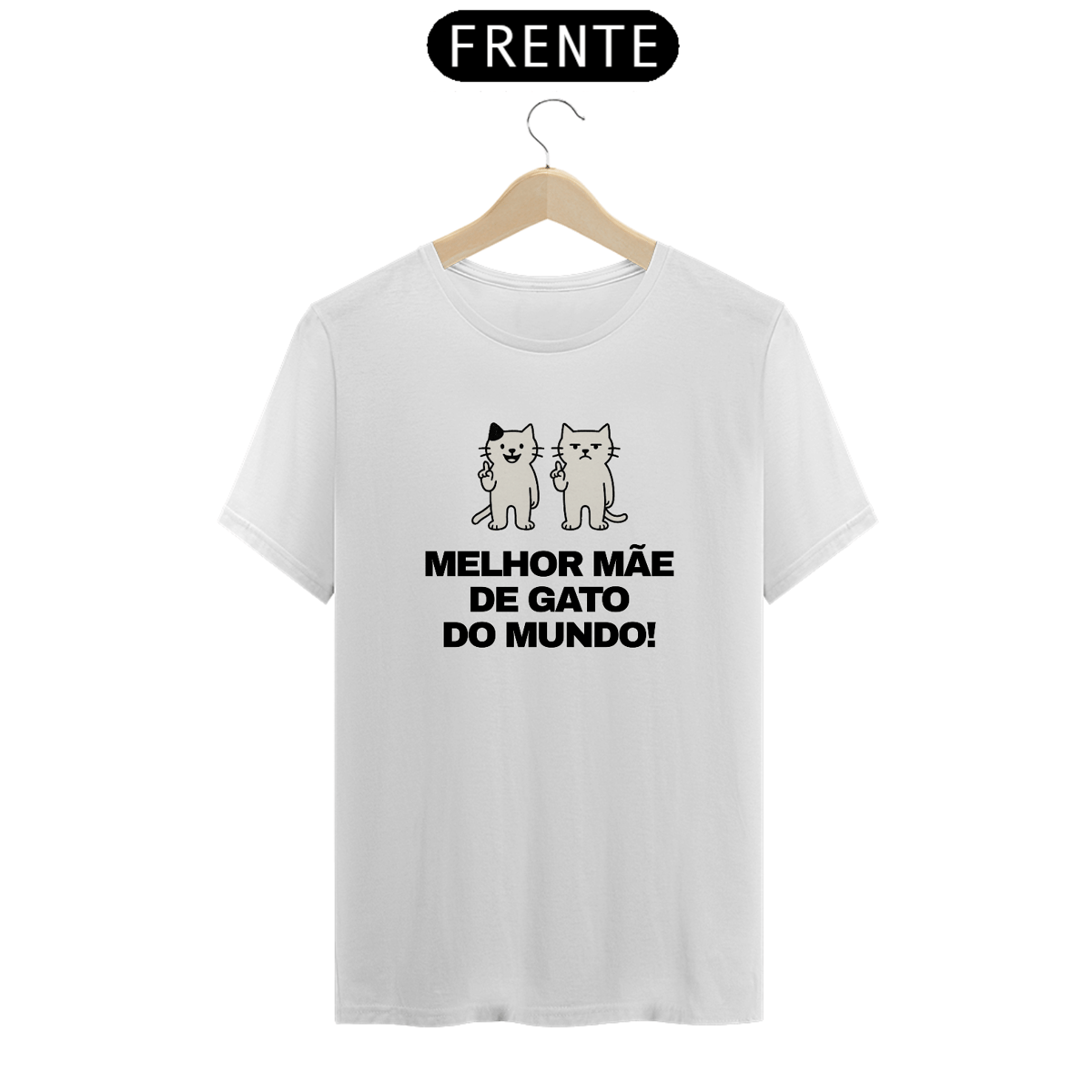 Nome do produto: Camiseta Melhor mãe de gato