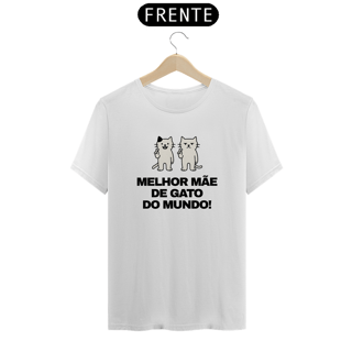 Camiseta Melhor mãe de gato