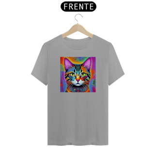 Nome do produto Camiseta Gato Psicodélico