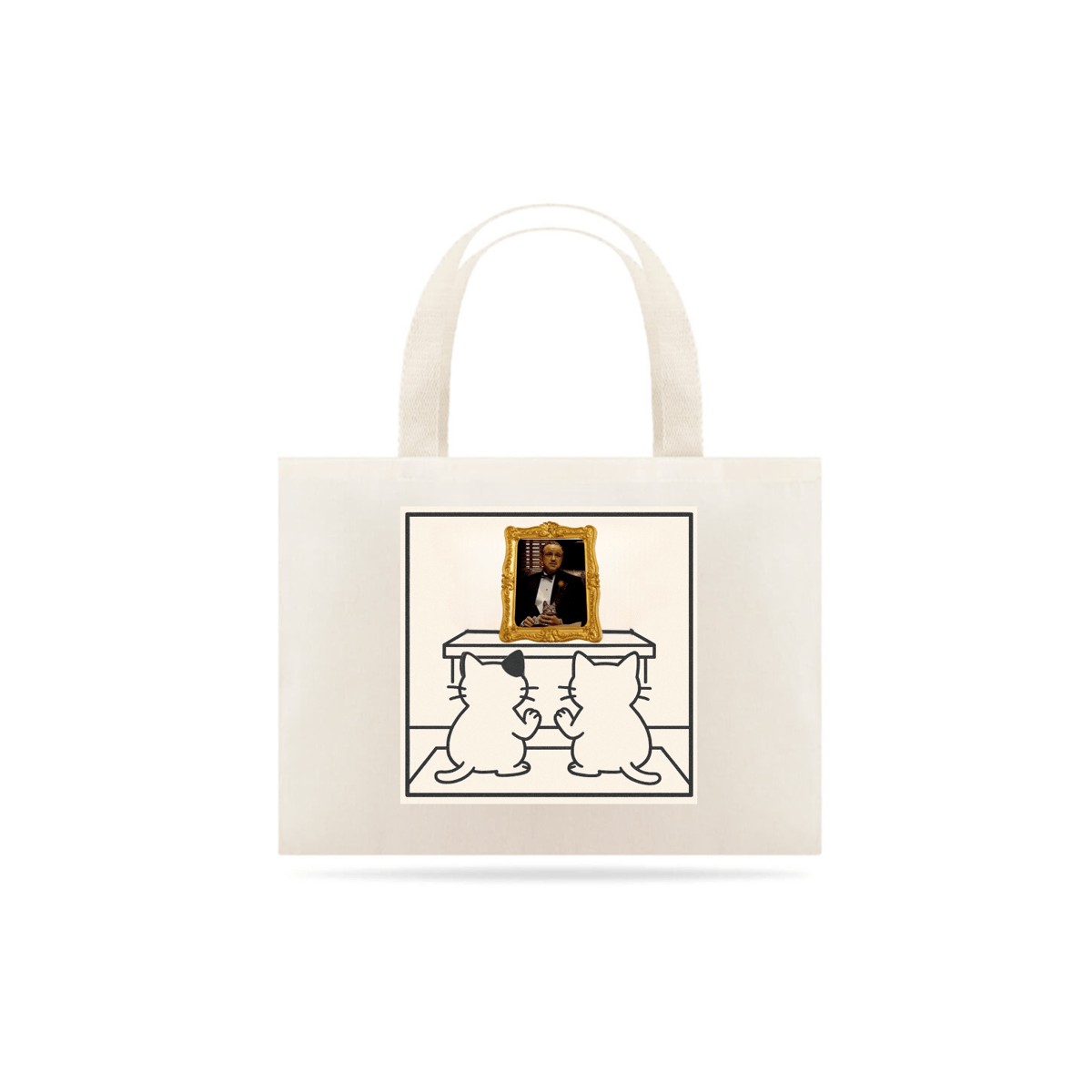 Nome do produto: SACOLA GÊMEOS GATO CORLEONE